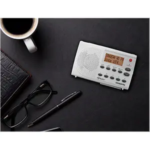 Sangean HD AM & FM Stereo Pocket Radio, White & Gray Sangean HD AM & FM Stereo Pocket Radio, White & Gray