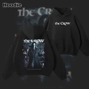 THE CROW 1994 2 side T-SHIRT, Movie Shirt , Unisex Horror Action Film Washed Tee Double Print Graphic Tee ,Gift For Movies Lovers Casual Clothing Fabric Menswear Top Sweatshirtsenswear Womenswear
