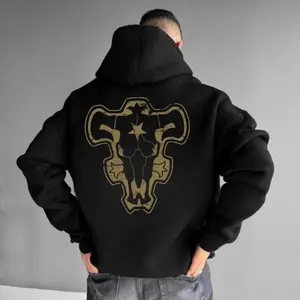 Black Bulls Squad Emblem 2 Sides T-Shirt, Sweatshirt, Hoodie, Clover Graphic Anime Gift Manga Cosplay Otaku Shirt, Sweatshirt, Hoodie