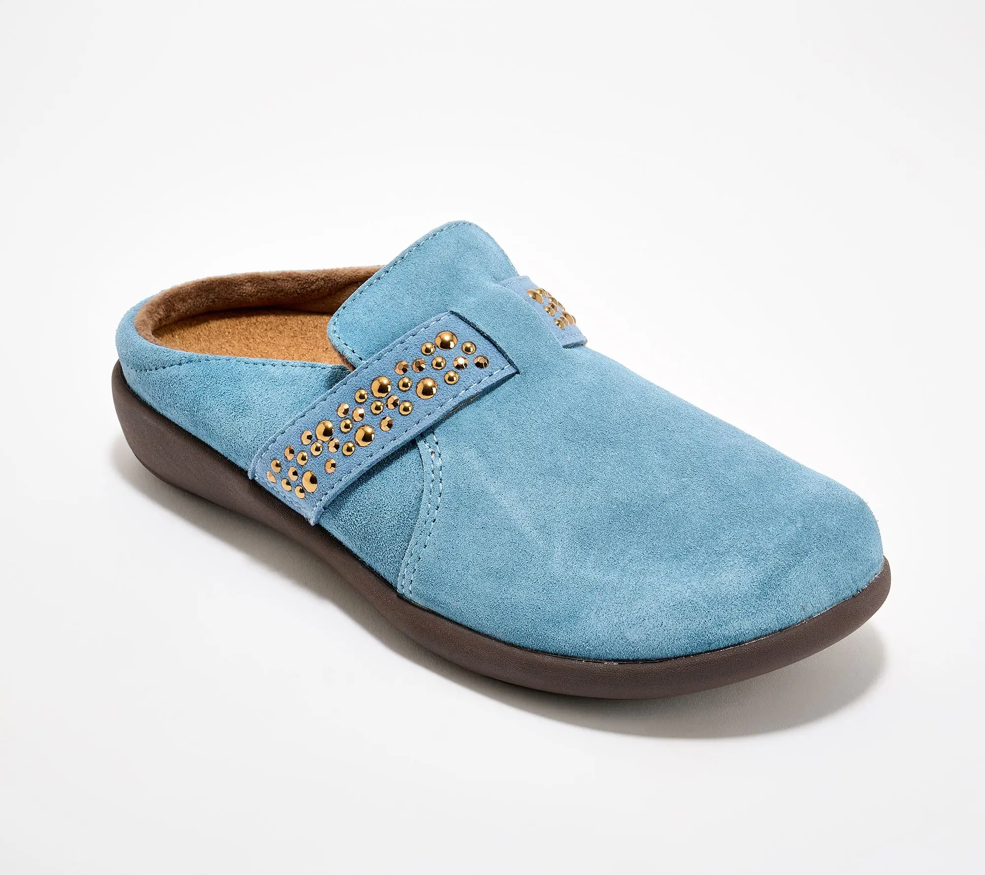 Revitalign OrthoticSuede Embellished Band Mule - Siesta Aries