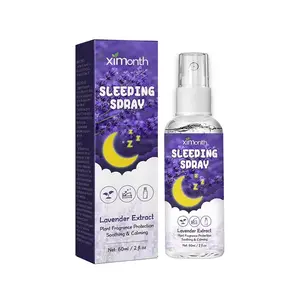 Lavender Sleep Spray 60Ml Aromatherapy Sleep Lavender Vanilla Pillow Mist Sleep Pillow Spray for Room Linen Deep Sleep Spra T3V8 NONE