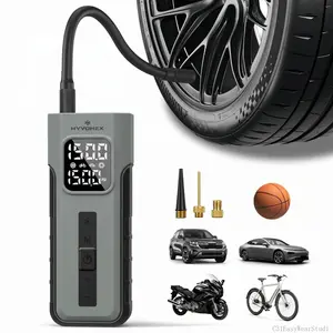 Tire Inflator, Cordless Air Pump with Auto Shutoff, Digital Pressure Gauge & Light for Car Tires, Bikes, Motorcycles & Balls Automotive Maintenance ToolsC31EasyWearStudio