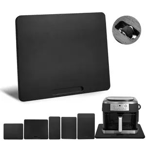 Appliance Slider 13 X 16-Inch Sliding Tray For Coffee Maker Black, Durable Universal Fit Countertop Organizer With Non-Slip Base, Smooth Easy-Glide Surface, Heat-Resistant And Dishwasher-Safe, Keeps Coffee Station Neat