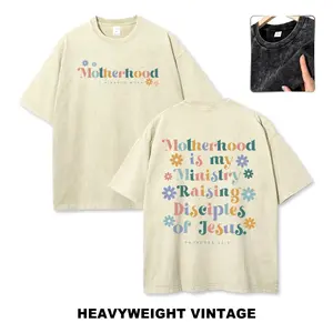 Motherhood Mother's Day Gifts For Mom, Soft Washed Cotton T-Shirt, Casual Comfort Tee, Blessed Mama Graphic Tops, Mommy Birthday Gift, Lightweight Everyday Wear, Stylish Mom Apparel