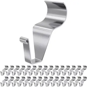 Vinyl Siding Hooks, (30 Pack) Heavy Duty Stainless Steel Siding Clips, No Drill No-Hole Needed Outdoor Hooks for  Lights Wreath Hangers  Things  Patio Porch Decor