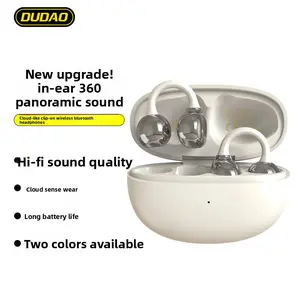 Unique U20 Air Conduction Bluetooth Earphones Wireless In-Ear 2025 New Clip-On TWS Sports Bluetooth Earphones Compatible with Apple iPhone, Samsung Phones Retro Childhood Pattern Tough Case