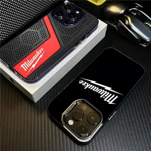 M-Milwaukees Phone Case For iPhone 17 Pro Max 15 16 14 Plus 12 13 XS Max 11 Pro Fashion Colorful Silver Back Cover Casing