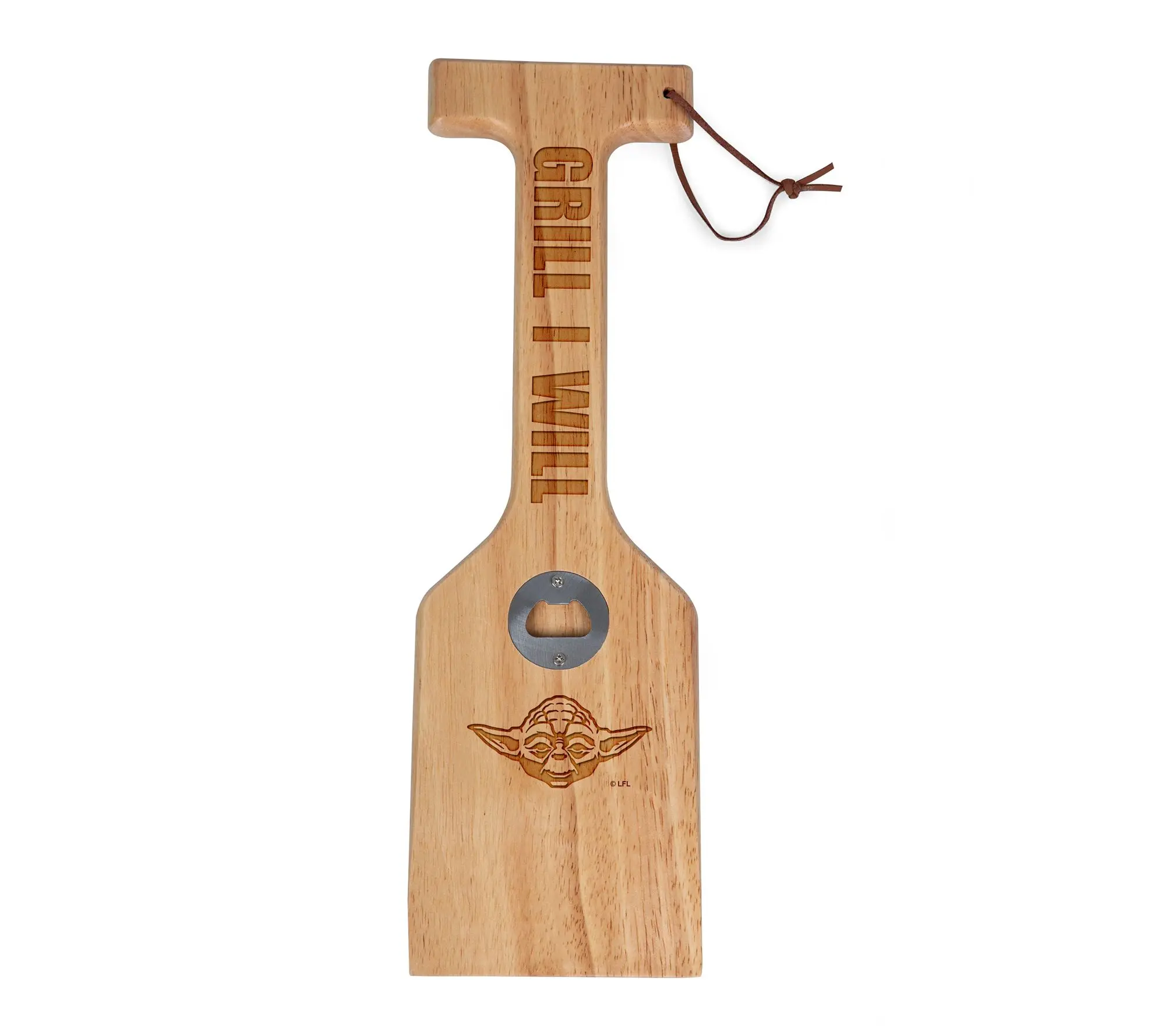 Oniva Star Wars Hardwood BBQ Grill Scraper with Bottle Opener