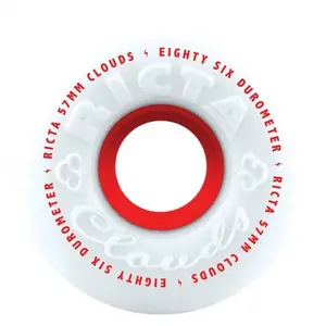 Ricta Clouds Red 57Mm 86A Cruiser Wheels
