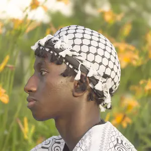 Al-Khutwa – The Step                                                                                                                               Black & White Wrap Inspired by Faith & Resilience