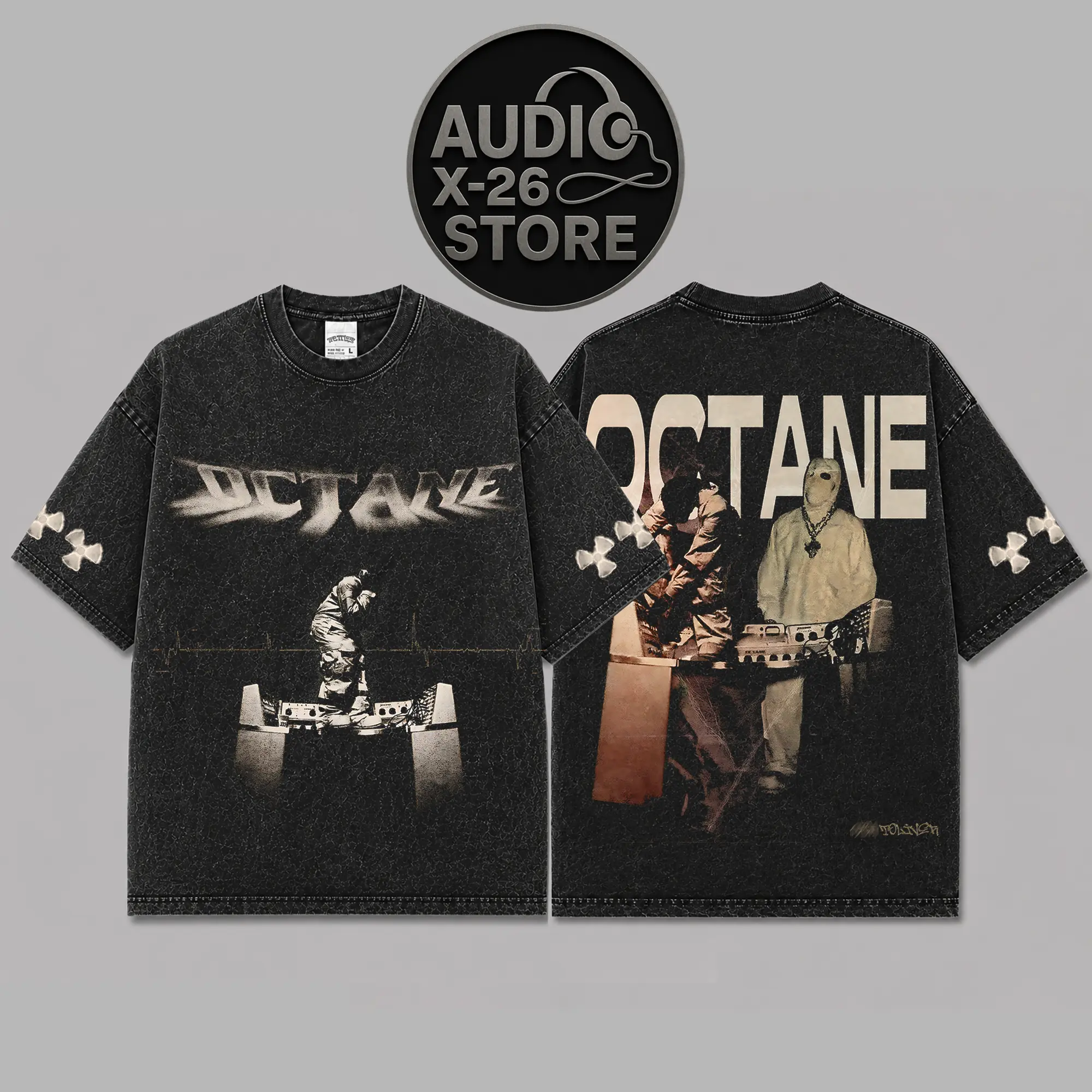 Retro Donny Toliver - Octane Tour Graphic V2 High-Quality Acid Washed Cotton T-Shirt, Donny Toliver Fan Graphic Tee, Octane Album Merch Streetwear Graphic Shirt, Gift for Hip-hop Fans
