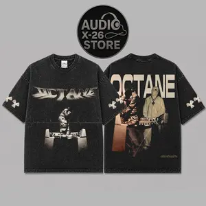 Retro Donny Toliver - Octane Tour Graphic V2 High-Quality Acid Washed Cotton T-Shirt, Donny Toliver Fan Graphic Tee, Octane Album Merch Streetwear Graphic Shirt, Gift for Hip-hop Fans