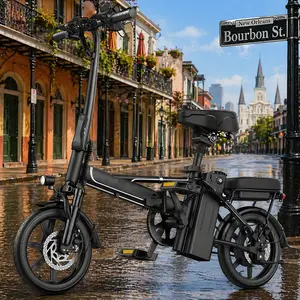 14" Mini E-Bike|500W(Peak 750W) Pure AluminumFrame|22Mph Top Speed |Up to 40 Miles Range Perfectfor Campus Commutes, Grocery Runs, or Leisure Rides NoMore Sweating - Electric Assist for Smooth Hills & LongDistances!