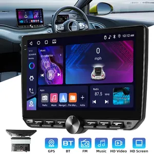 10.1" Android 15 Car Stereo MP5 Player, 4GB+64GB, Wireless CarPlay & Android Auto, FM/RDS, 6 RCA Output