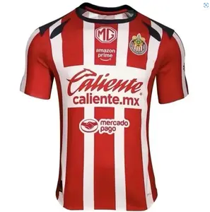 Women's Chivas Home Red Premium Soccer Jersey 2026, Professional Sports Clothing for Football