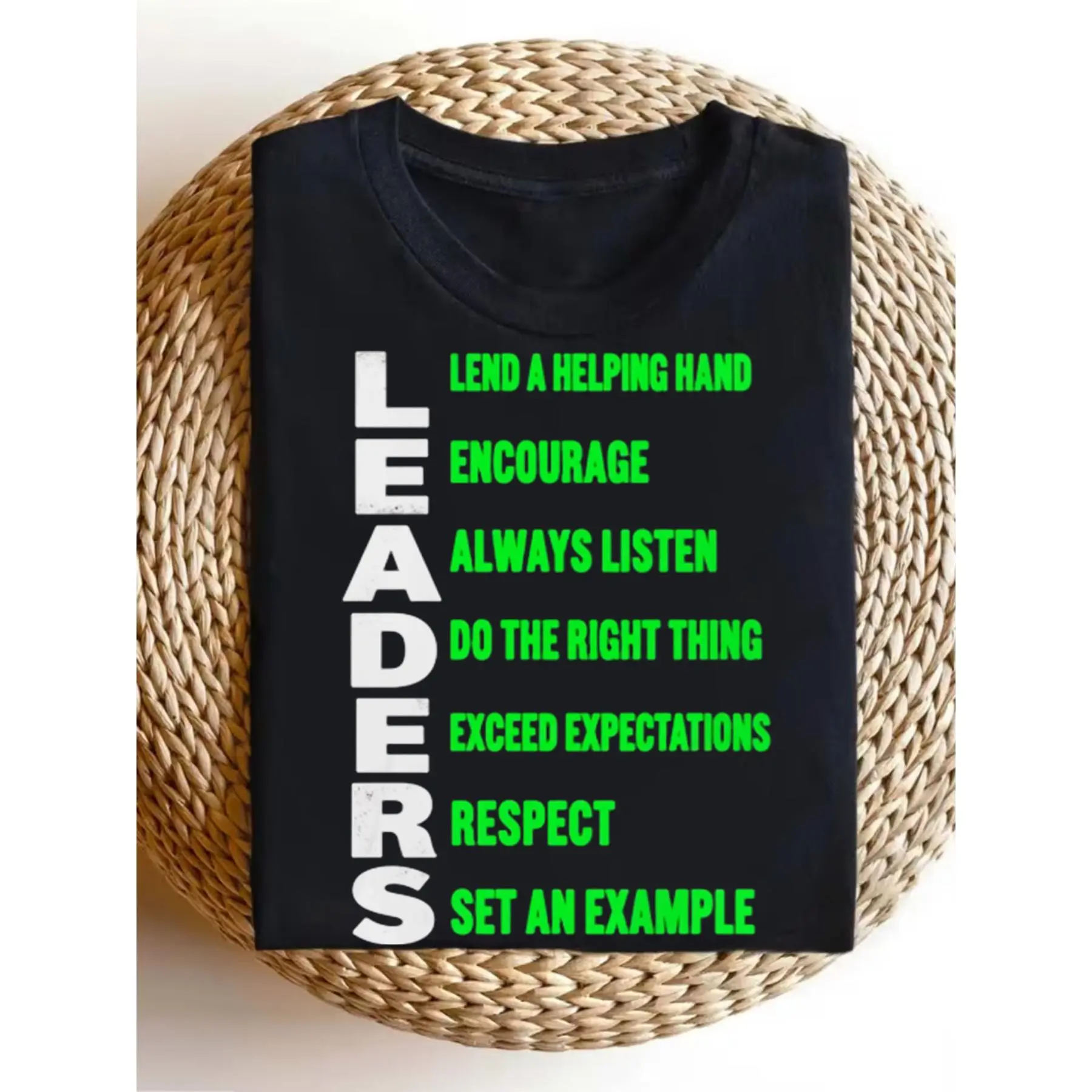 GGOR NEW LIMITED Boss Team Lead Manager Leadership Group Leaders Meaning T-Shirt Same Design for Both Men And Women, 2026 Summer Short-Sleeved Printed Tee Made of Pure 220G-1, Plus Size