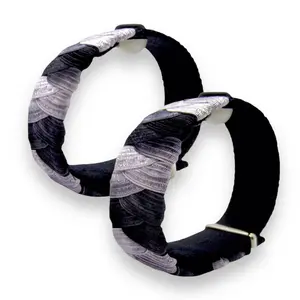 Nausea & Motion Sickness Acupressure Bracelets - Designer Set of 2 - Adjustable