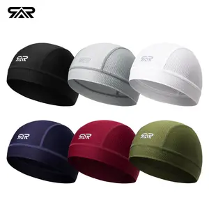 Full Mesh Cooling Helmet Liner Skull Cap - Ultra Breathable Sweat Wicking Hat for Hard Hats, Cycling & Motorcycle - Sensitive Skin Friendly & Pressure-Free