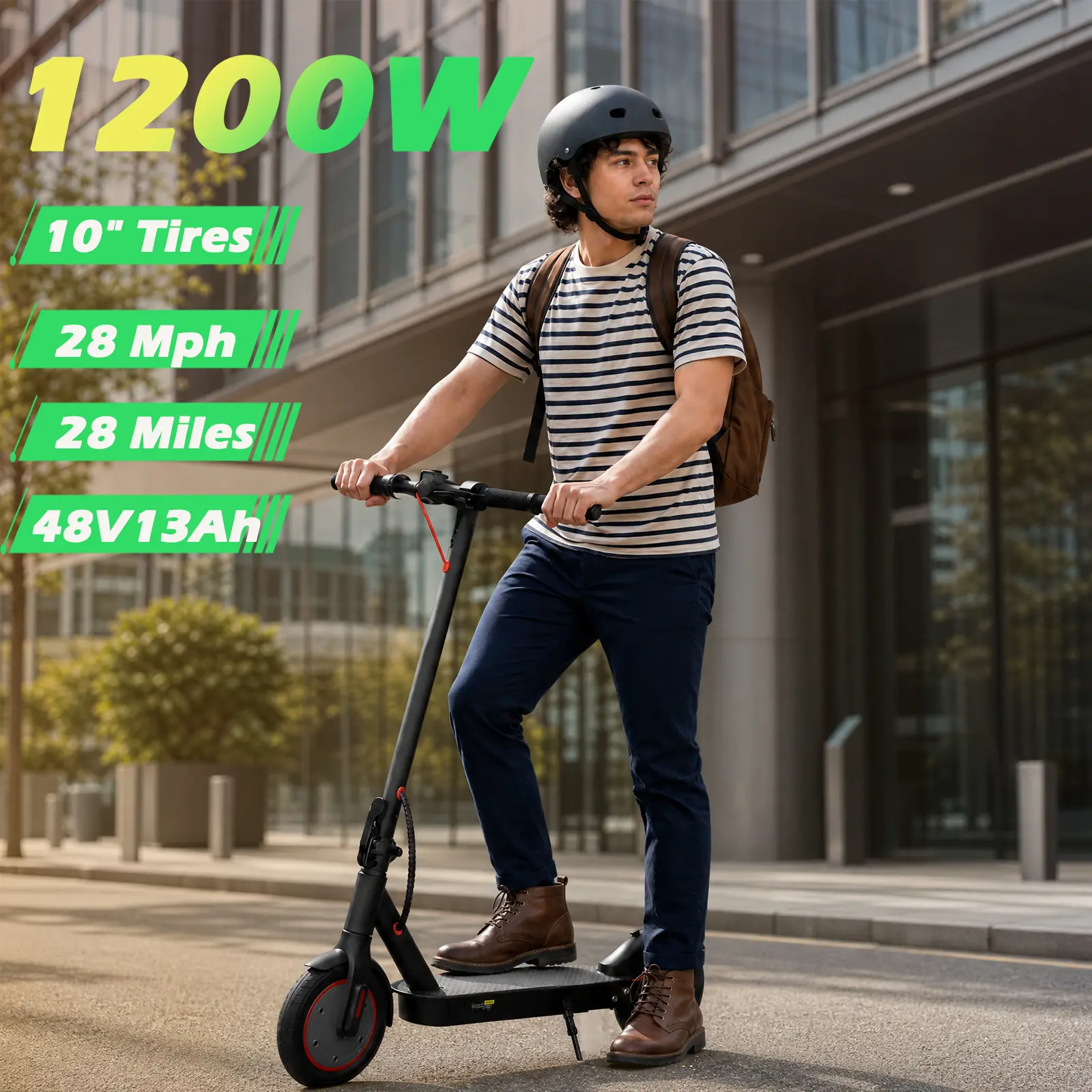 J3 Pro Max- 1200W | 48V 13Ah| 10 Inch | 28 mph