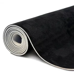 Suede Auto Headliner 97" L * 60" W with Foam Backing - Tube Packaging - Black for Car/Truck/SUV/RV Roof - Home Repair/DIY Headliner