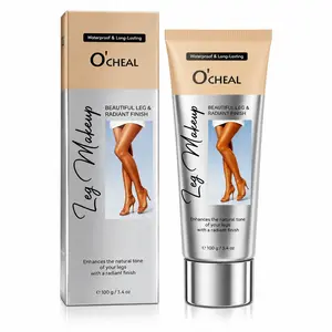 Waterproof Leg Makeup Cream No Transfer Tattoo Cover Up Scar Concealer Long Lasting Coverage Body Foundation for Varicose Vein Legs Available in 3 Shades for All Skin Tones Radiant Finish Beautifying Leg Makeup