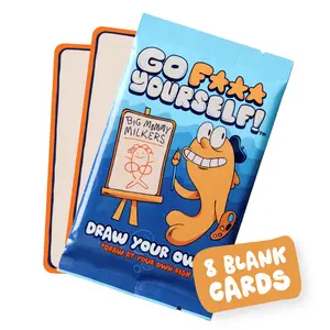 Go F*** Yourself Draw Your Own Pack, Adult Card Game - Pair with Hilarious Party Game for 3-10 Players - Made Out of Spite