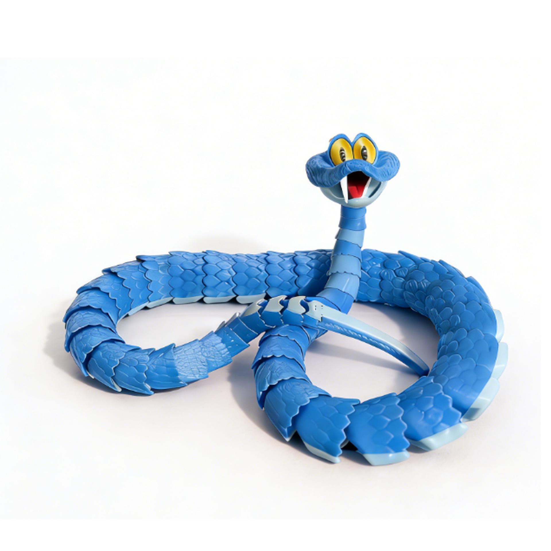 3D Printed "Zootopia 2" Cartoon GARY Snake Fully Articulated Movable Realistic Animal Model Gift Toy