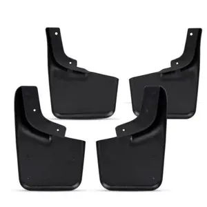 CROSSDESIGN Plastic Wearing Splash Guards Mud Flaps w/ Wheel Lips Fit For 04-14 Ford F-150