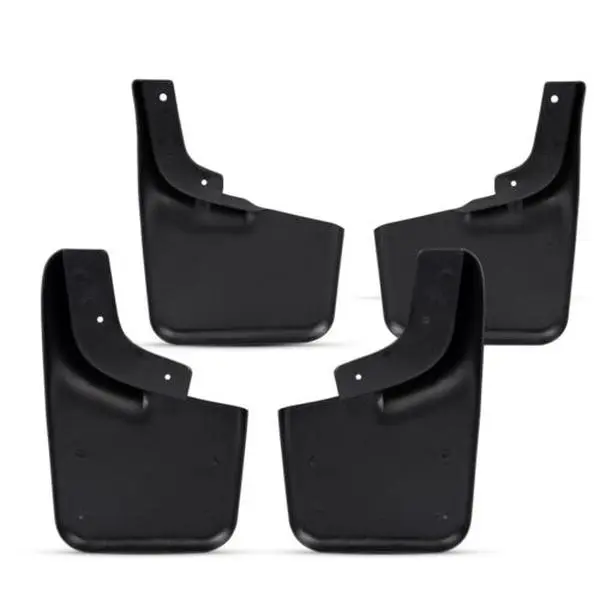 CROSSDESIGN Plastic Mud Flaps with Wheel Lips - Direct Replacement Truck Splash Guards, Easy Installation with All Mounting Hardware, Durable Car Accessories for 04-14 Ford F-150