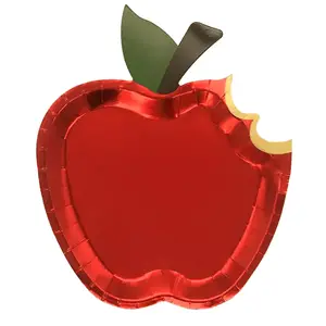 Red Apple Paper Plates