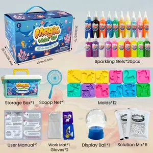20pcs Shining Stars Magic Water Elf Toy Kit,Aqua Fairy Water Gel kit, Teach children color coordination ,Water Pets, Birthday Gifts