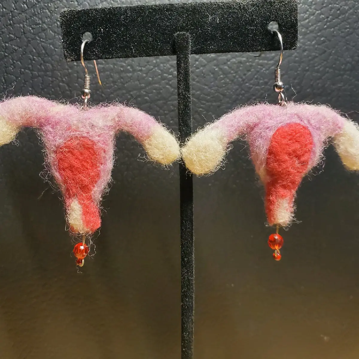 Needle Felted Earrings