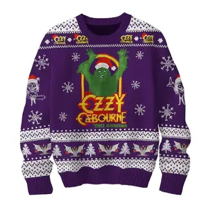 Ɵzy Ɵsbourne Stole Christmas Ugly Sweater | Country Rodeo Xmas Gift | Cozy Unisex Knit Winter Outfit Full Size S - 6XL