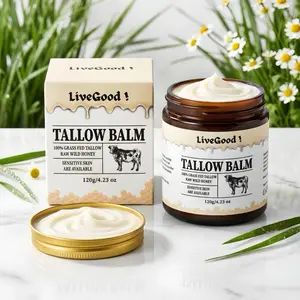 LiveGood ! Grass-Fed Beef Tallow Balm – Deeply Nourishing Skincare