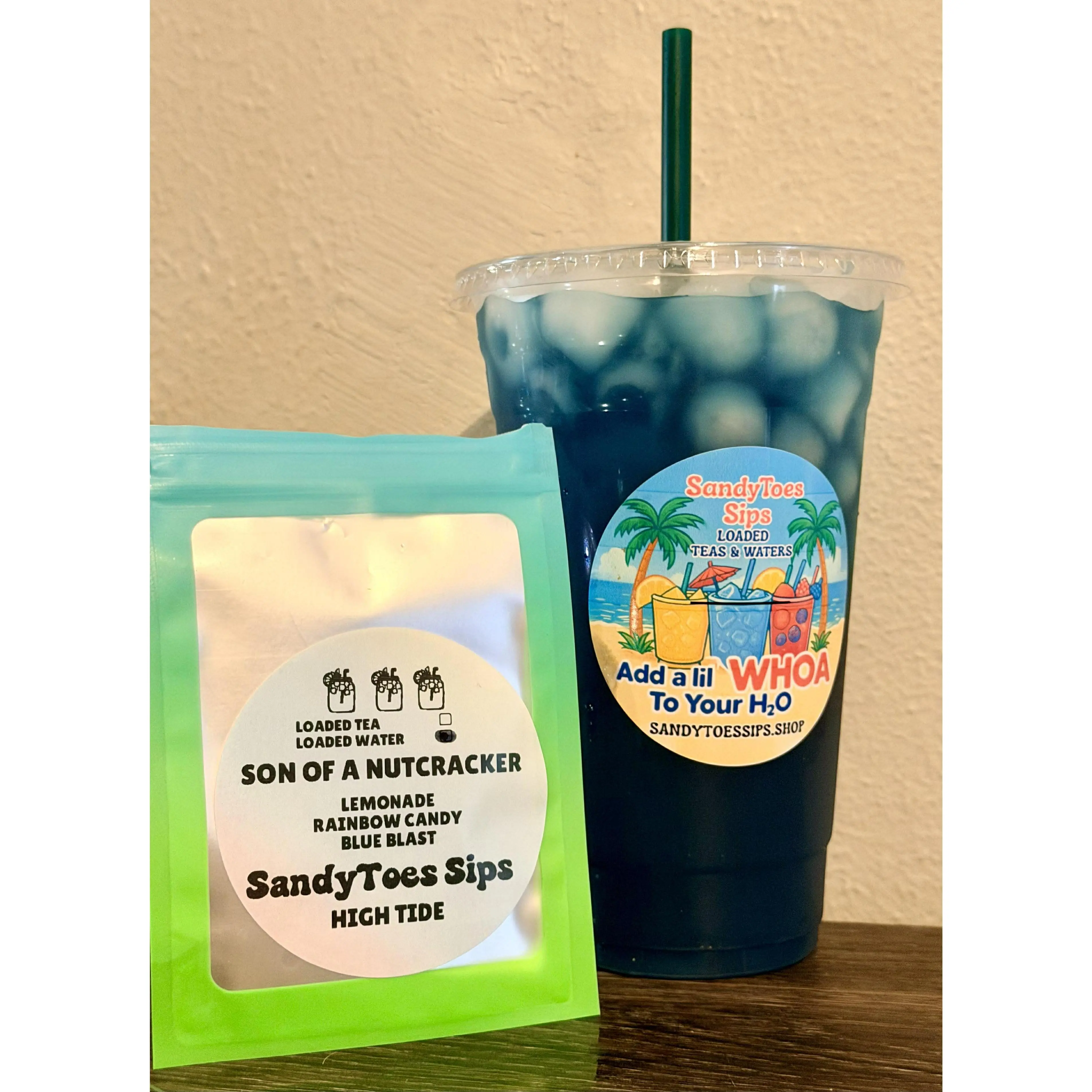 SandyToes Sips Son of a Nutcracker Loaded Tea - Sugar-Free, Gluten-Free, Candy-Sweet Lemon Beverage
