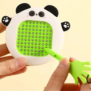 Magnetic Ball Sketch Pad Keychain Drawing Board With Magnetic Pen Kids Educational Toy Keyring Handbags Charm Bag Accessories