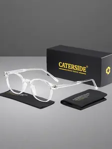 Caterside Tr90 Anti-Blue Light Glasses Frame, Casual Style Unisex Design, Perfect for Driving & Outdoor Activities, All Season Wear
