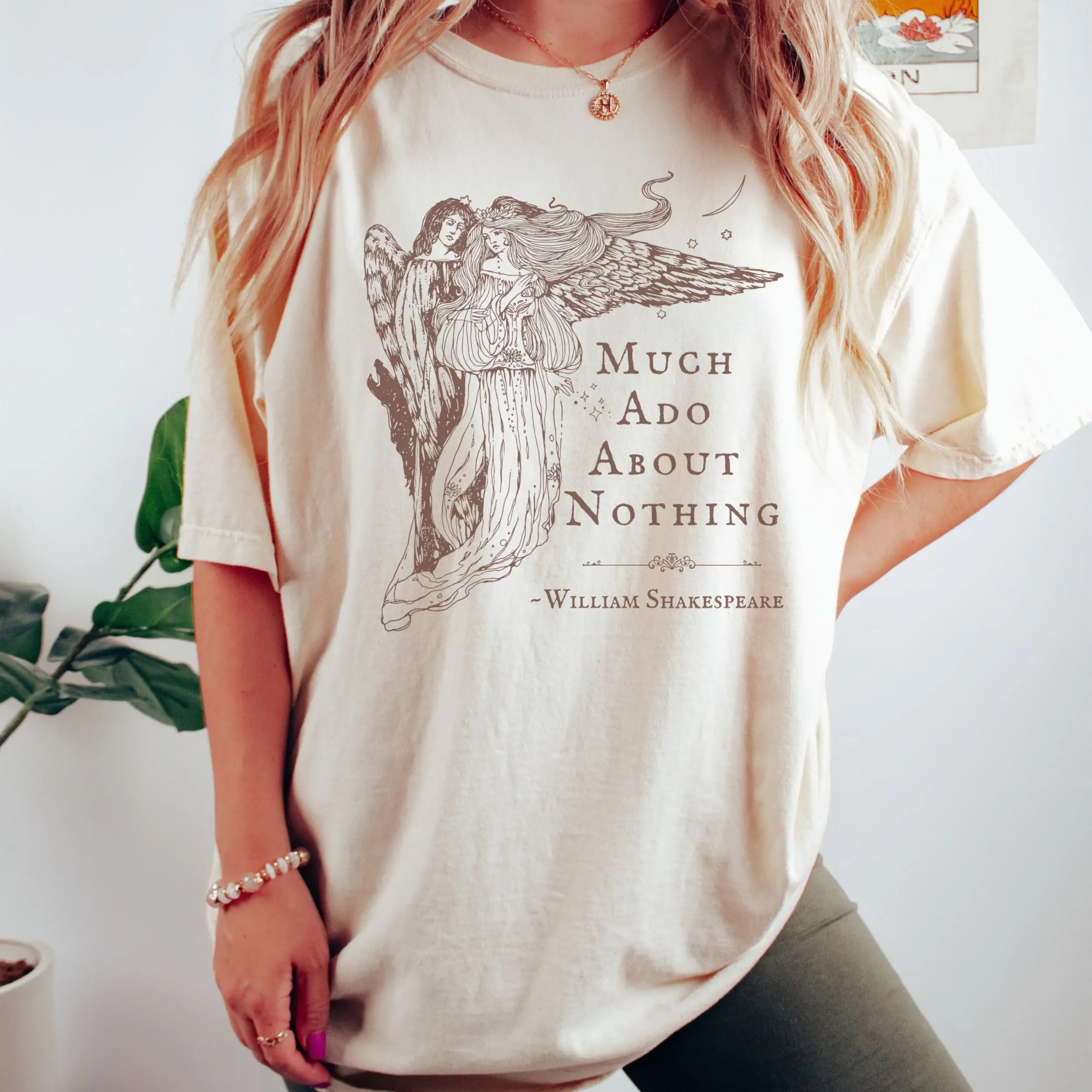 Shakespeare Shirt Shakespeare T Shirt Dark Academia Shirt Literature Shirt Dark Cottagecore Angel Shirt Poet Shirt Renaissance Shirt