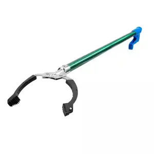 Nifty Nabber 36 in. Trash Picker Grabber with Durable Green Handle and Efficient Black Claws for Easy Waste Collection