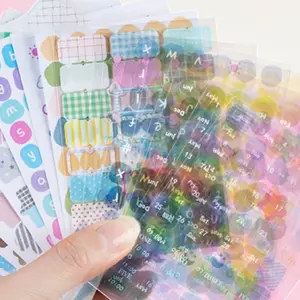 Multifunctional Sticker Book 48 Sheets, Practical Design, Ideal for Various Uses, Includes 2 Styles, Perfect for Organizing & Decor