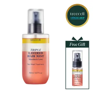 Treecell Triple Layered Hair Mist (150ml/5.07 fl. oz.) - 3-in-1 Leave-In Youth Treatment, Hydrating, Repairing Moisturizer with Mini Gift