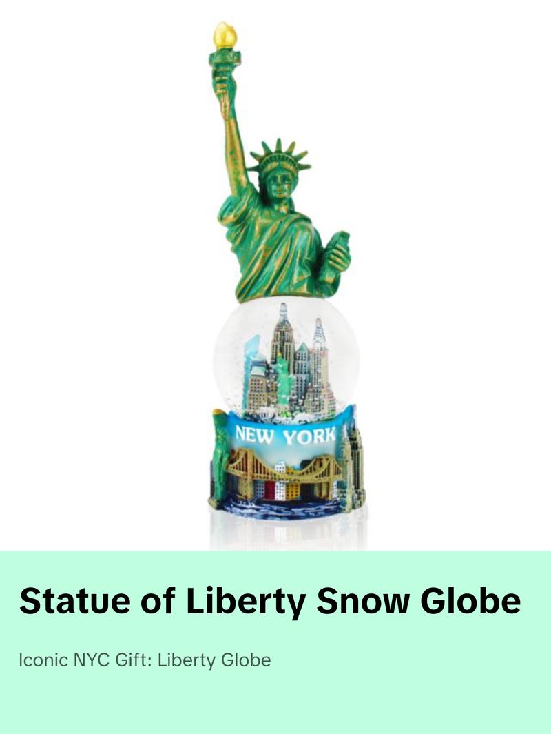 45MM Statue of Liberty Snow Globe | Statue of Liberty Souvenir