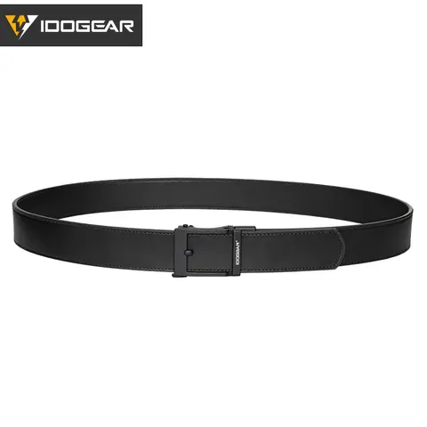 IDOGEAR Men 1.5" Genuine Leather Belts Durable Work Belt Perfect Fit For Daily Travel Outdoor 3435
