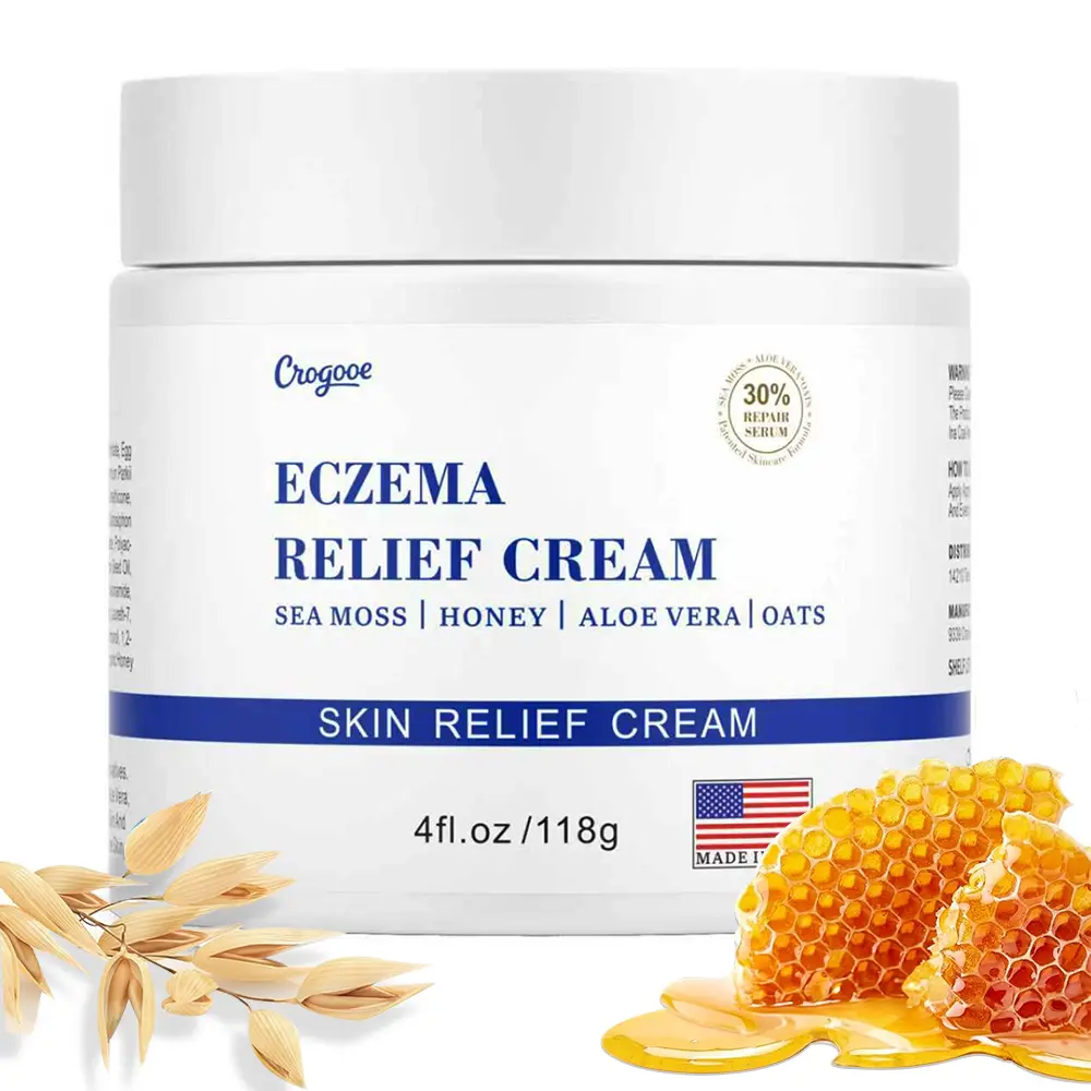 Nourishing Eczema Treatment Cream for Itchy, Dry Skin - Fragrance-Free, 0-Irritant Formula to Soothe Discomfort | Daily Hydration & Skin Care Support
