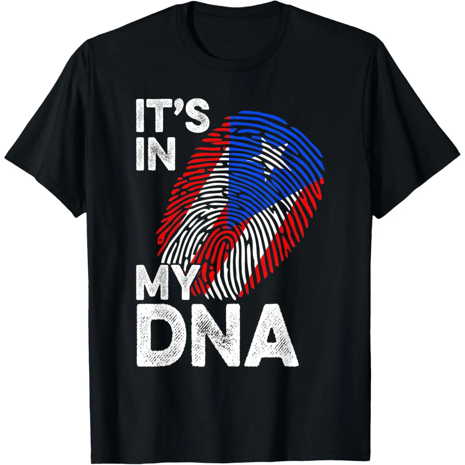 Men's 100% Natural Cotton Tshirt - Casual Streetwear Top, Short Sleeve Round Neck, Puerto Rican Flag DNA Graphic, Sports-Ready Fabric, Menswear, Fashion Apparel, Moisture Absorb, Dna Print, Regular Fit, Shortsleeve, Soft, Puerto Rico Flag, Machine Washabl
