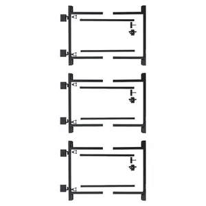Adjust-A-Gate Steel Frame Gate Kit, 36"-60" Wide Opening Up To 4' High (3 Pack)