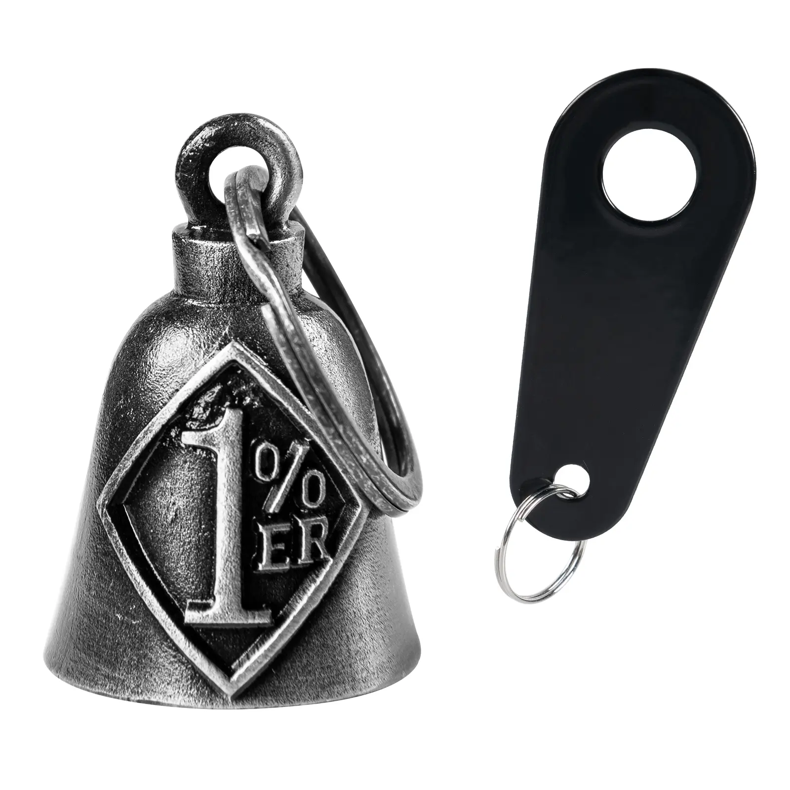 Dream Apparel Christmas/Halloween Bell, Gremlin/Guardian Motorcycle Bell/Motorcycle Key Chain for Bikers Women Men W/Hanger,Biker Bell for Riders,Good Luck Riding Bell Spirit Bell Moto Accessories