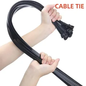 100pcs/Set Plastic Cable Ties, Multifunctional Self-locking Cable Ties, Cable Zip Ties for Indoor and Outdoor
