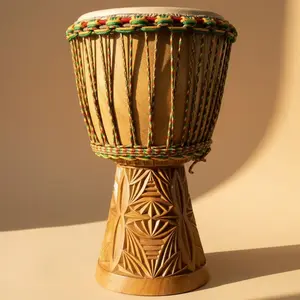 DJEMBE DRUM - MULTI COLOR 10"