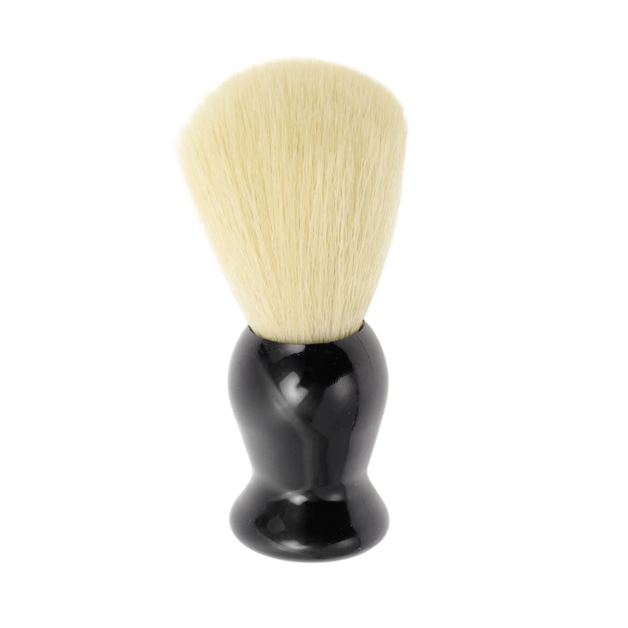 VOCOSTE Convenient Shaving Brush for Men Barber Shaving Tool 4.06"x1.38" Black 1 Pc